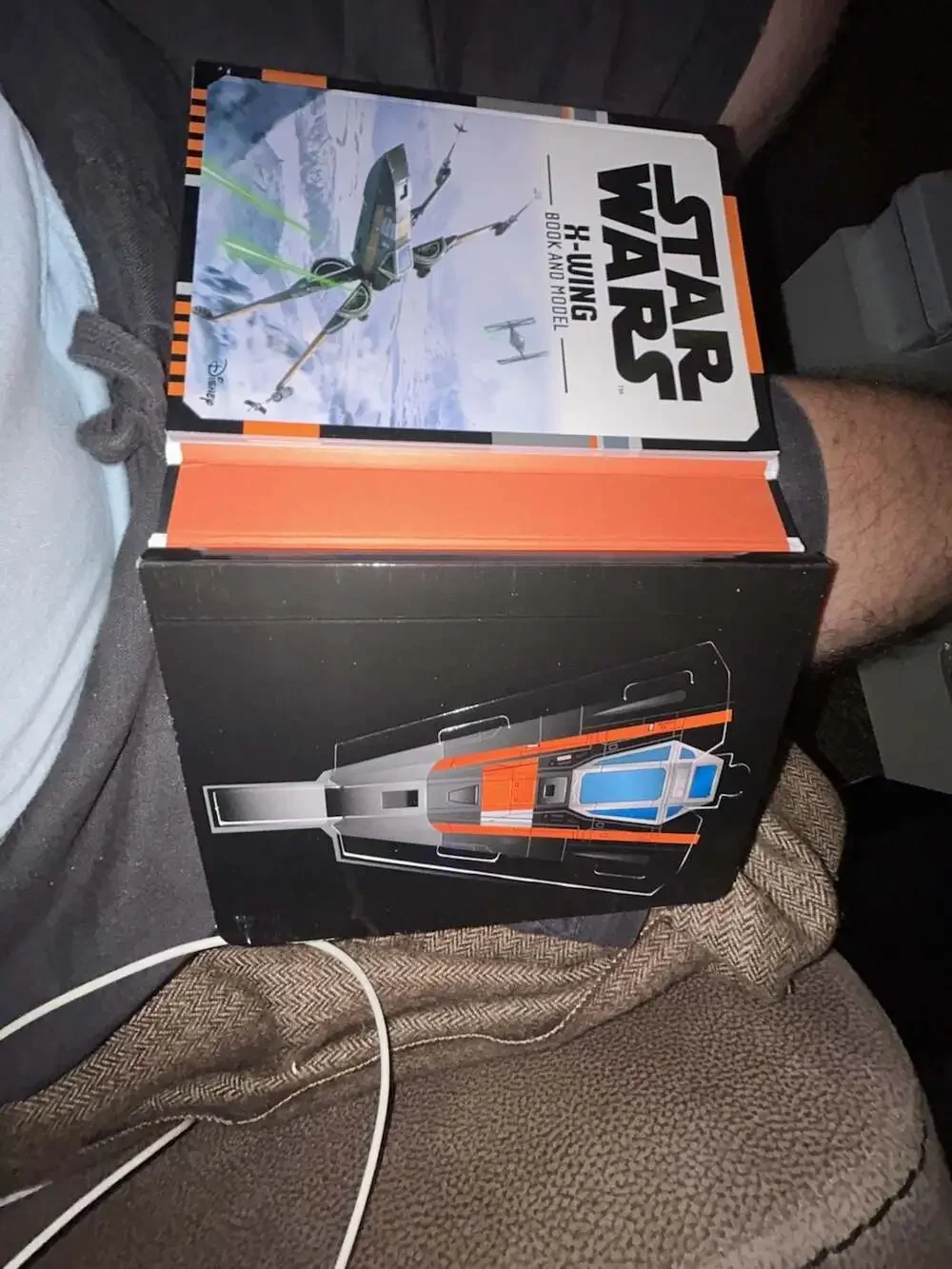 Star Wars X-Wing Book and Model
